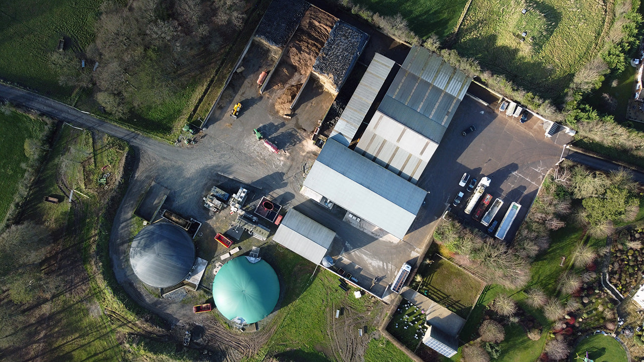 Aerial overhead picture of Kingsbury Wagyu premises